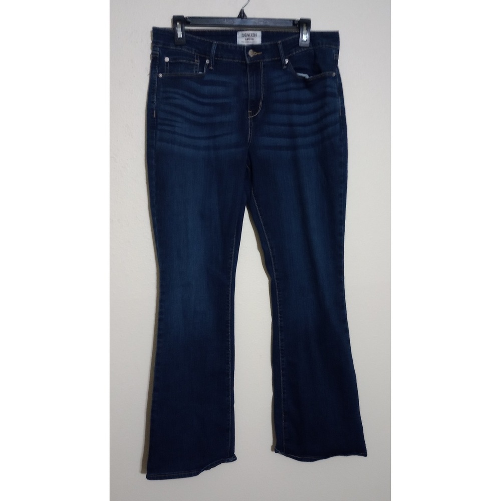 Denizen from Levis Womens Mid Rise Bootcut Jeans Dark Wash Size 14M 32x32